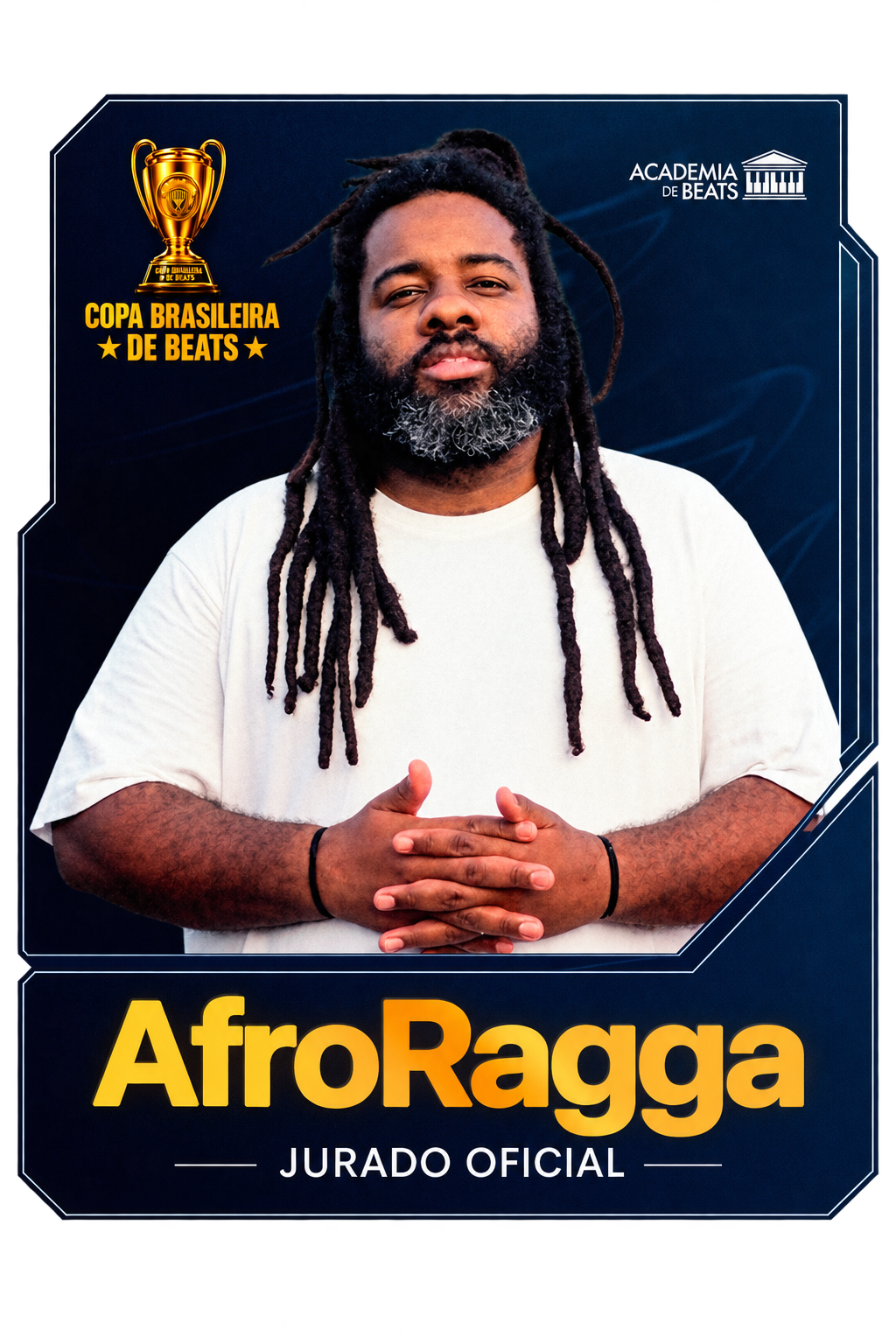 AfroRagga — jurado oficial da Copa Brasileira de Beats 2026