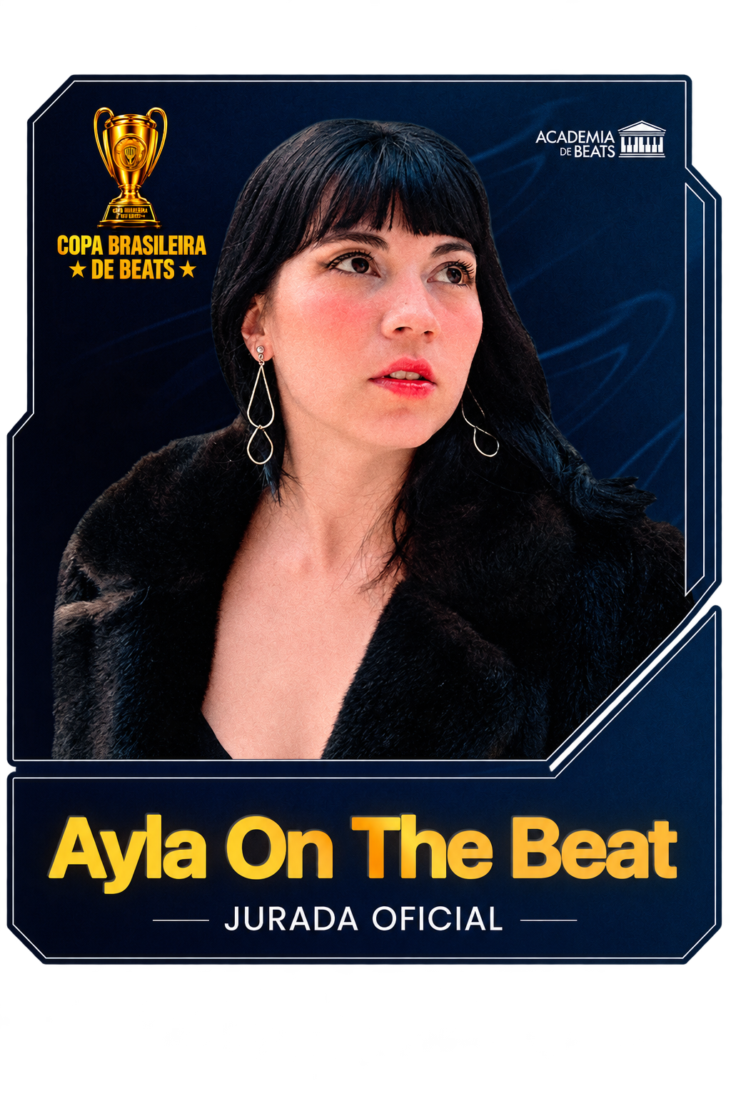 Ayla On The Beat — jurado oficial da Copa Brasileira de Beats 2026